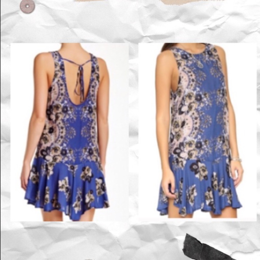 Free People Flouncy Hem Slip Dress